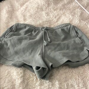 Brandy Melville Gray Athletic Shorts with Elastic Waistband